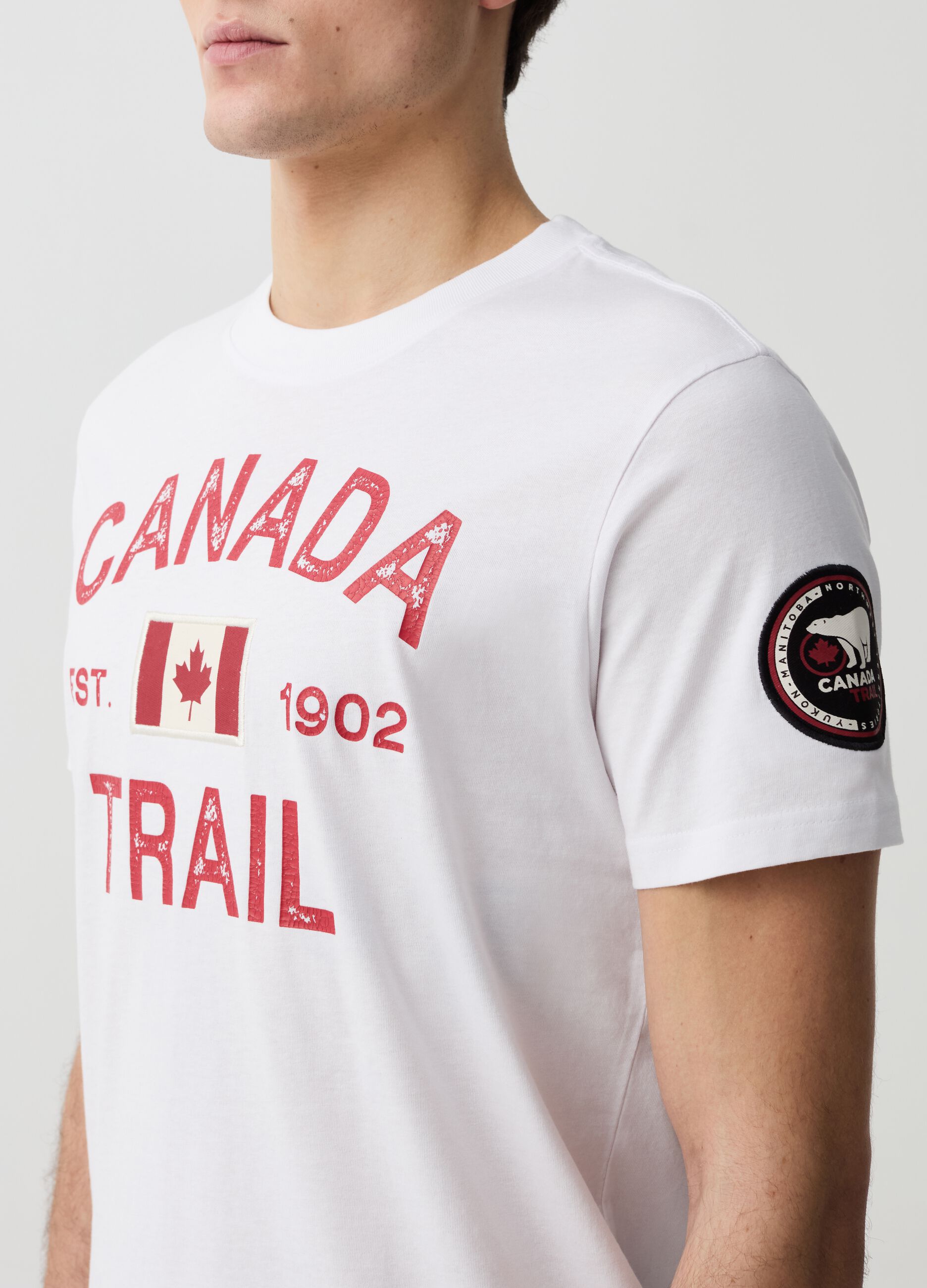 Camiseta con estampado Canada Trail