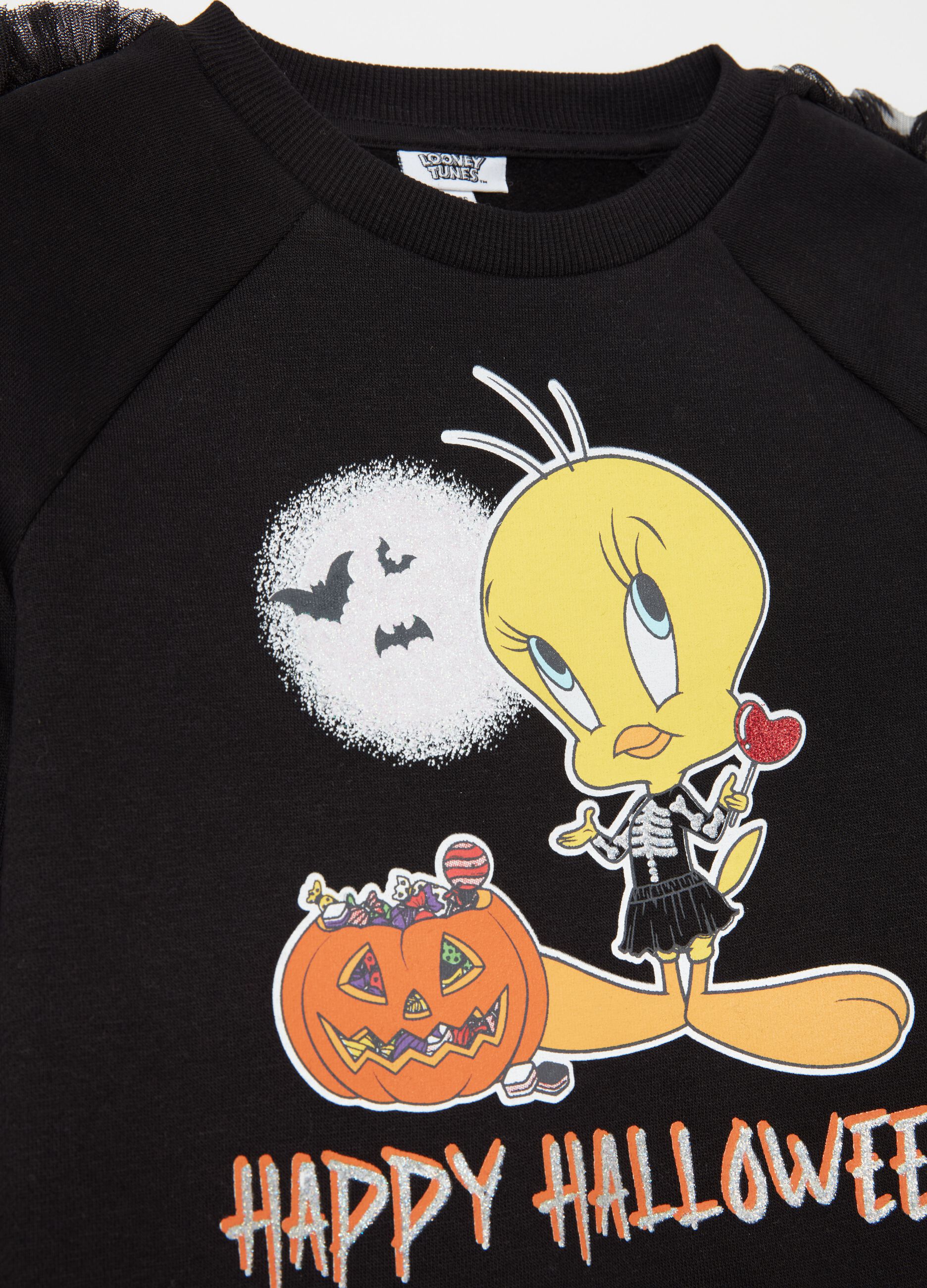 Jogging set con stampa Titti motivo Halloween