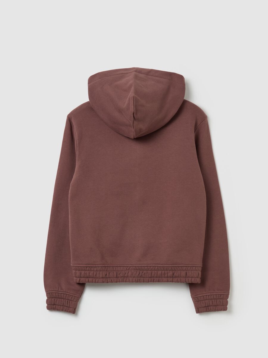 Essential organic cotton full-zip sweatshirt with hood_1