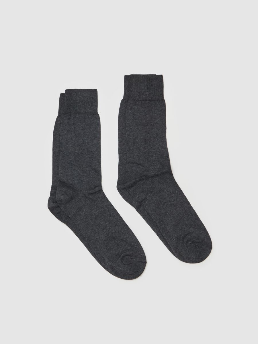 Two-pair pack short socks in organic cotton_0