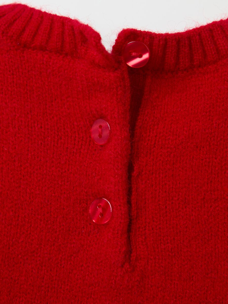 Pullover with elegant teddy bear embroidery_3