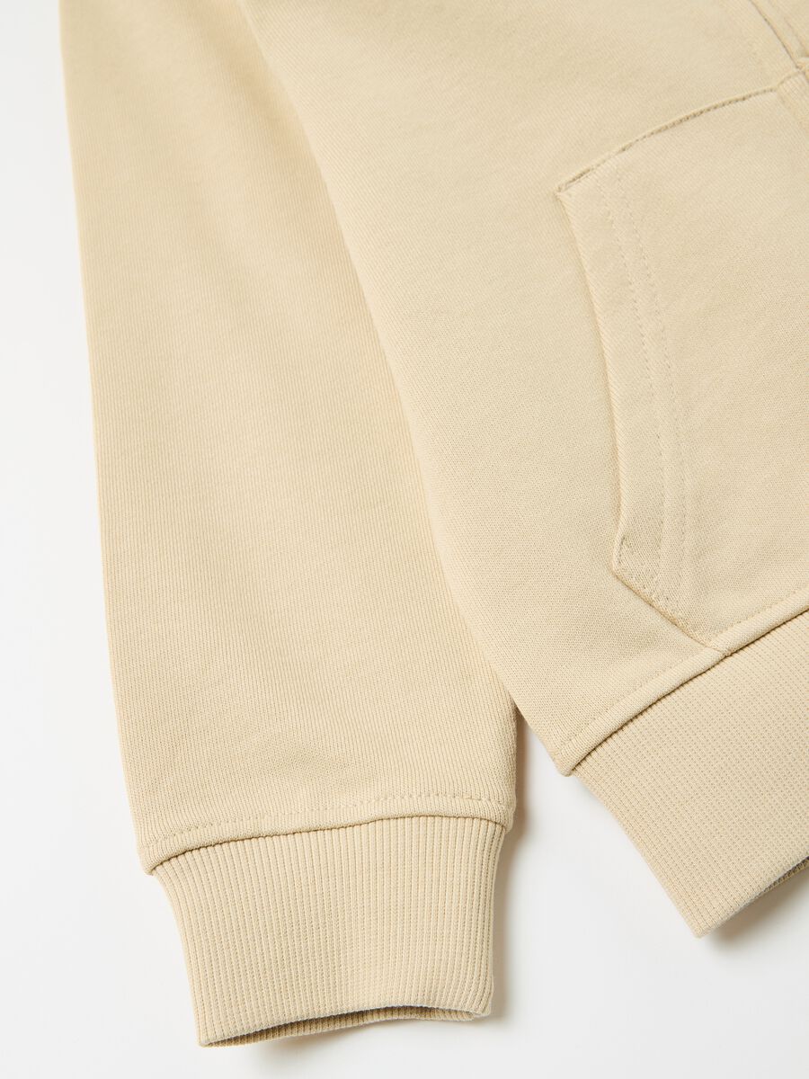 Essential organic cotton full-zip sweatshirt with hood_3