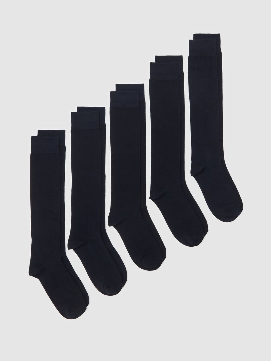 Five-pack stretch long socks_0