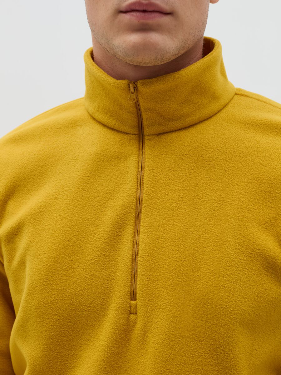 Half-zip sweatshirt in fleece_3