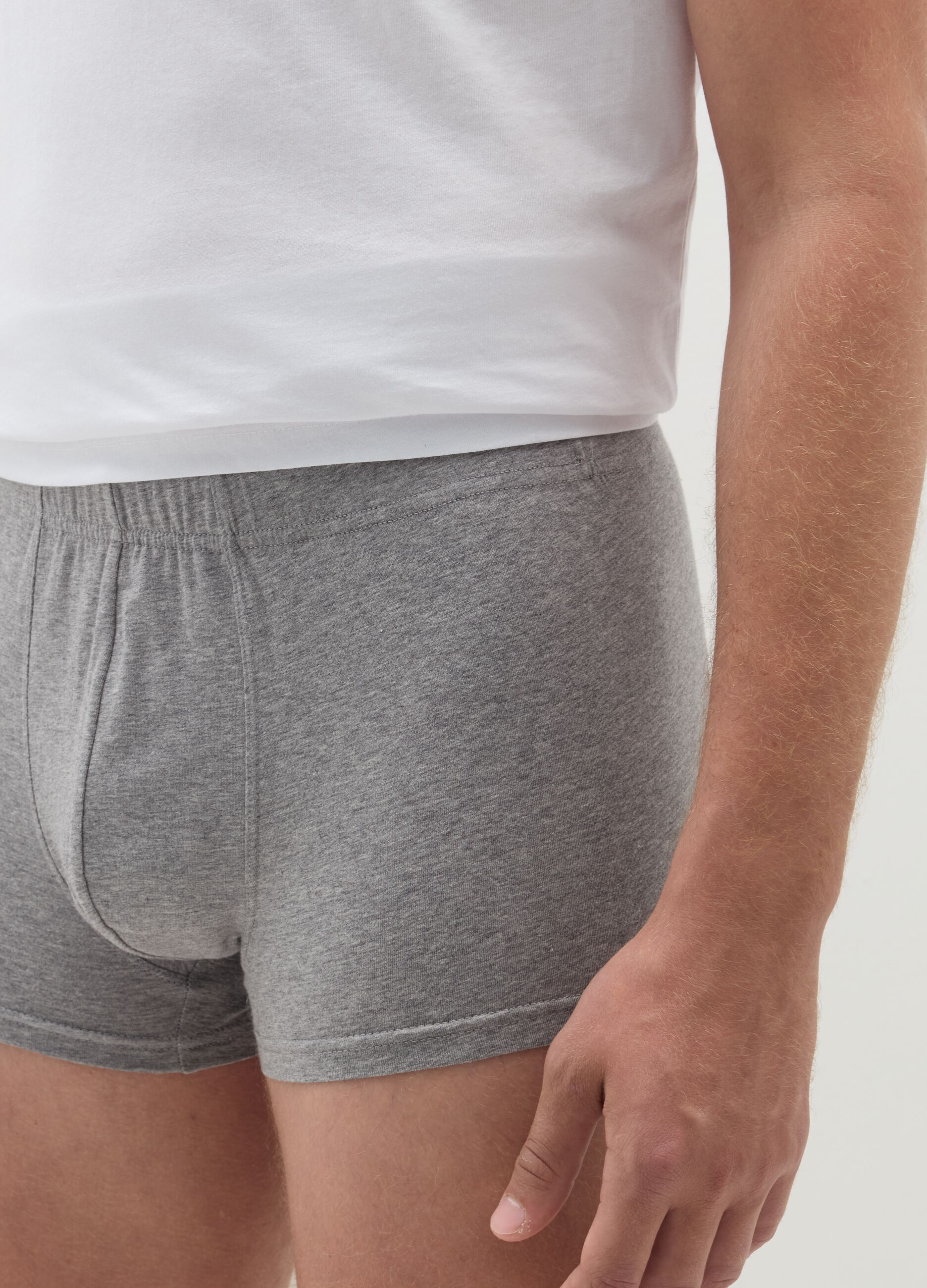 Three-pack organic cotton boxer shorts