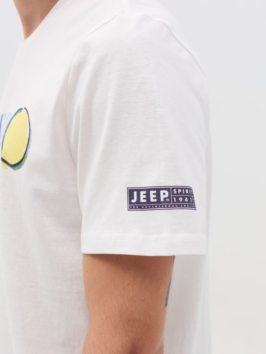 Cotton T-shirt with Jeep Spirit print_3