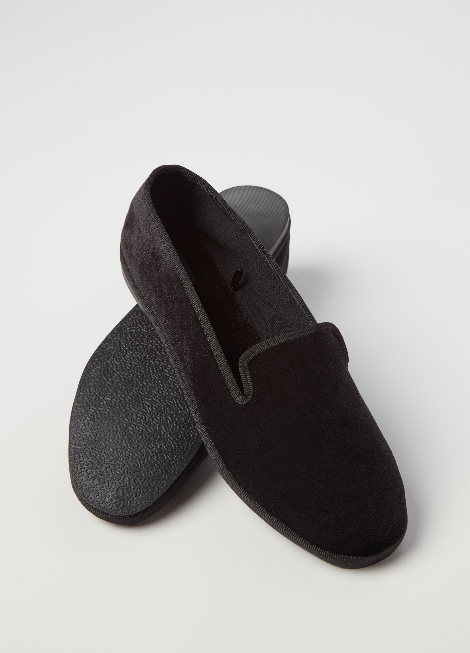 Velvet Friulian slippers