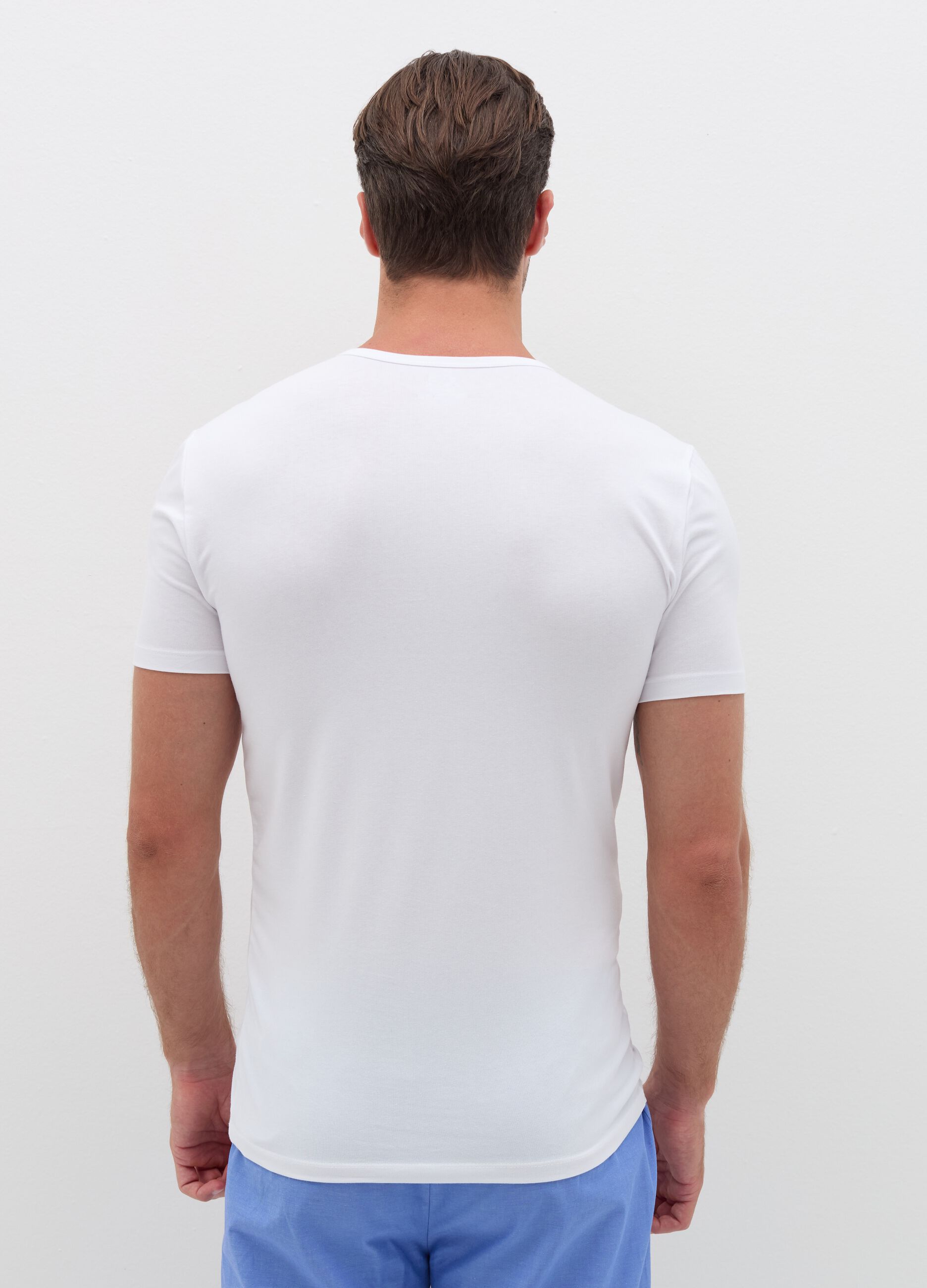 Two-pack organic cotton undershirts