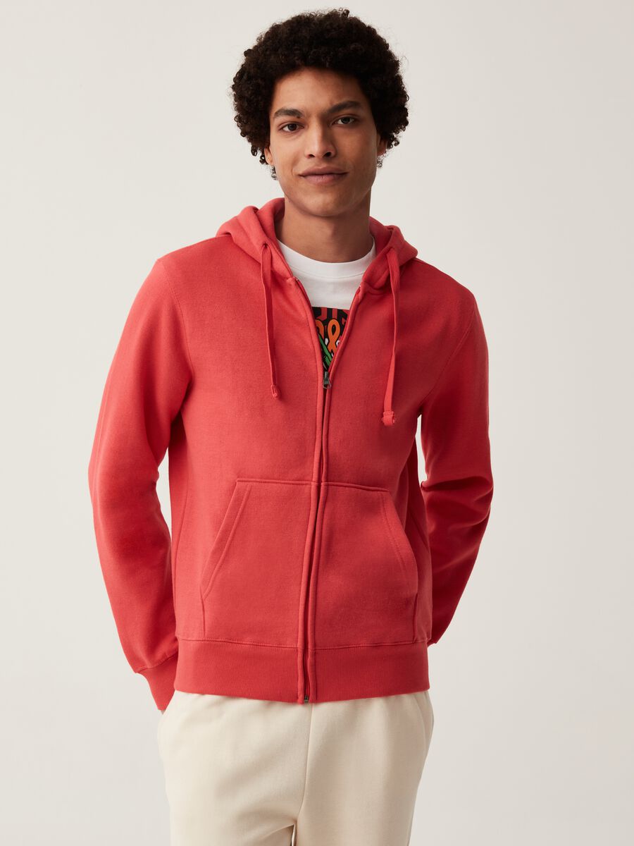 Grand&Hills full-zip plush hoodie_1