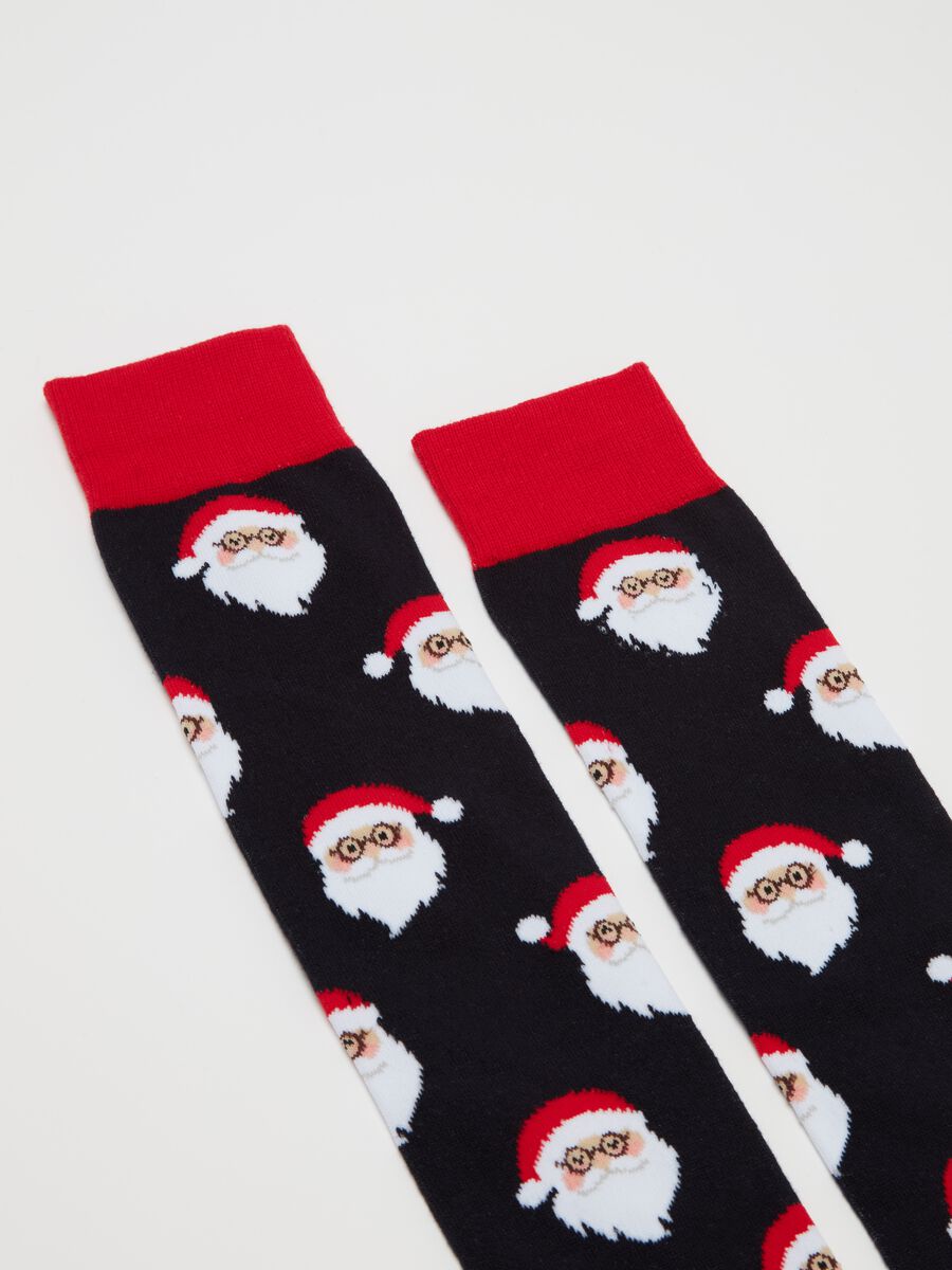 Long socks with Father Christmas design_1