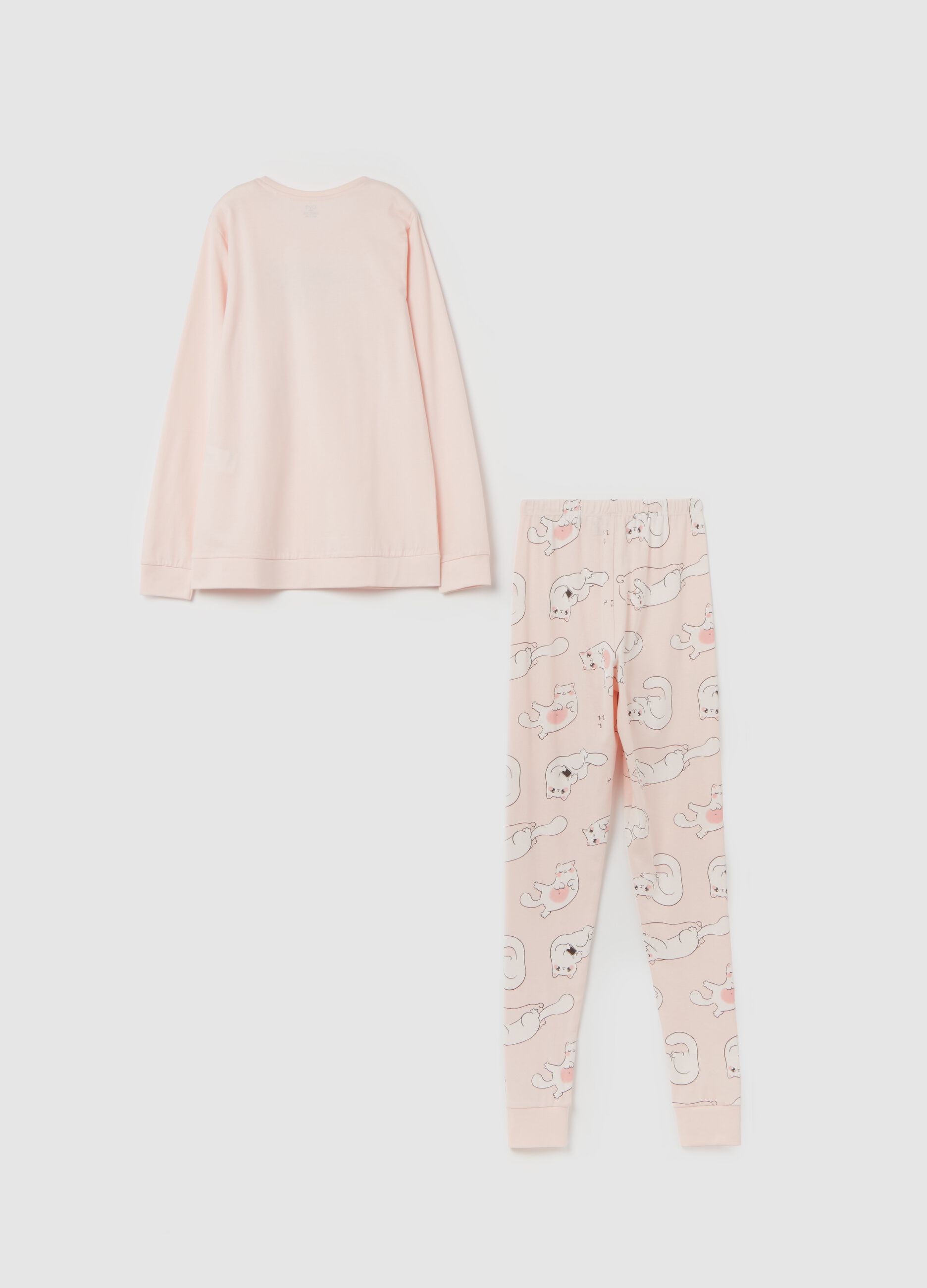 Organic cotton pyjamas with print