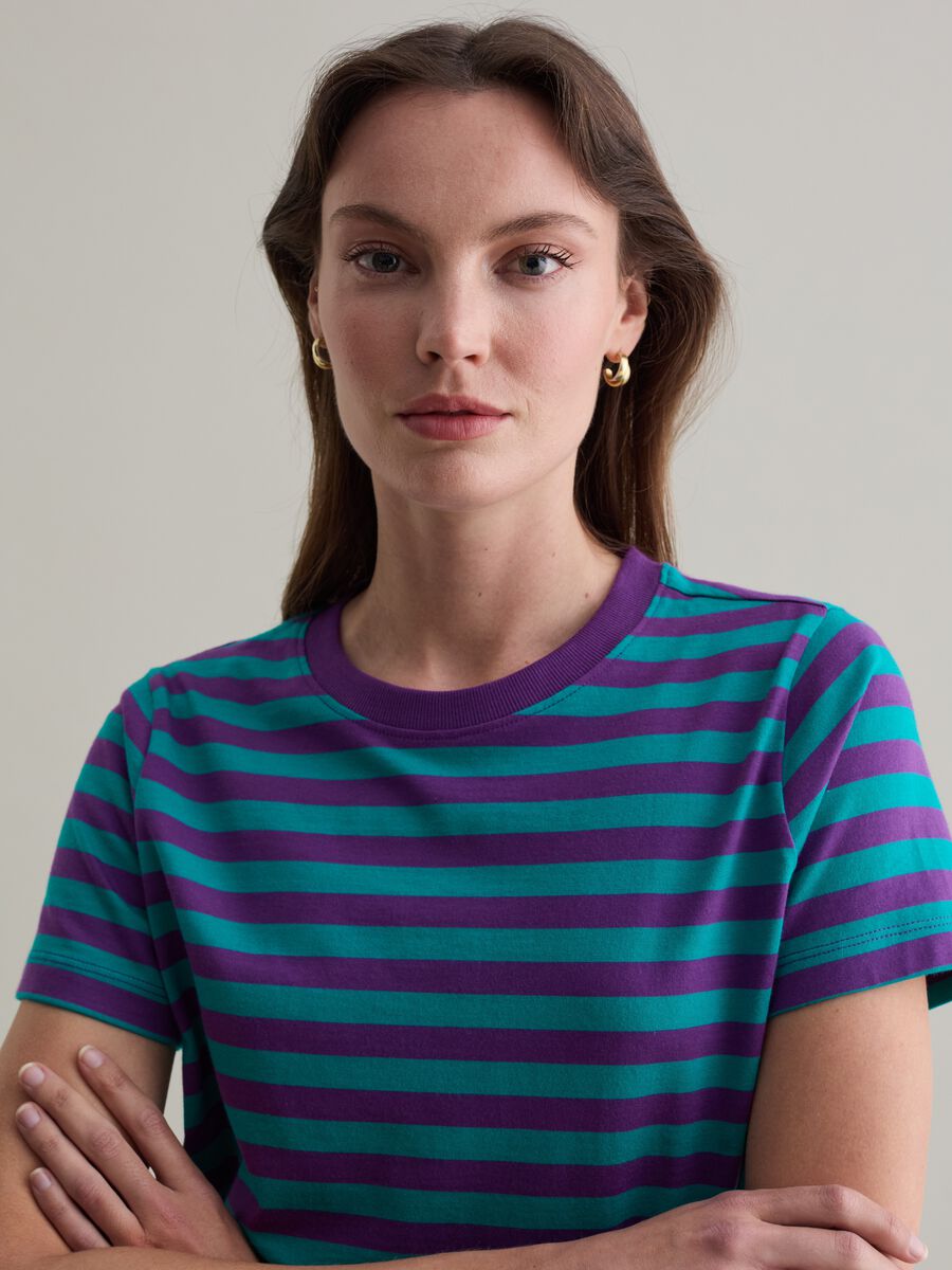 Striped T-shirt in Supima cotton_3