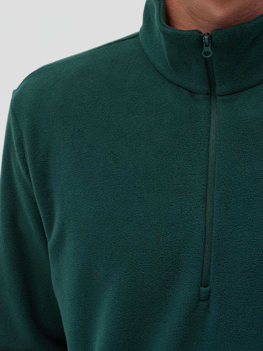 Half-zip sweatshirt in fleece_2