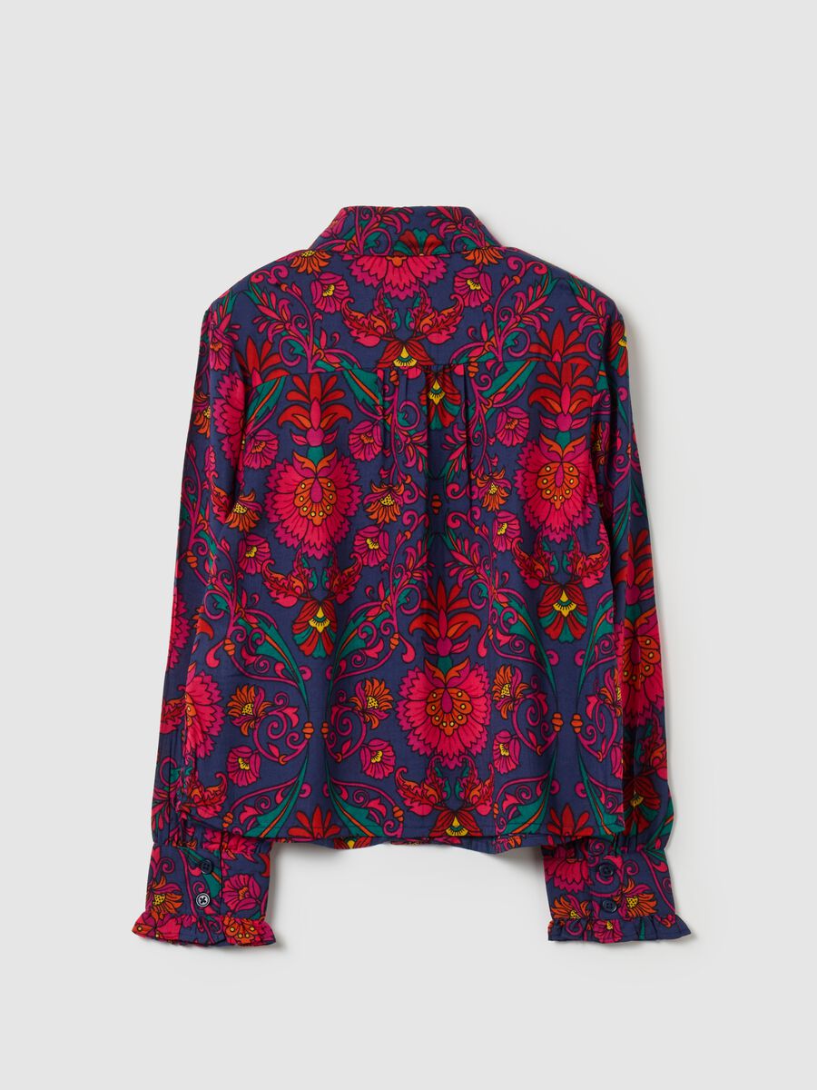 Floral shirt in viscose_1