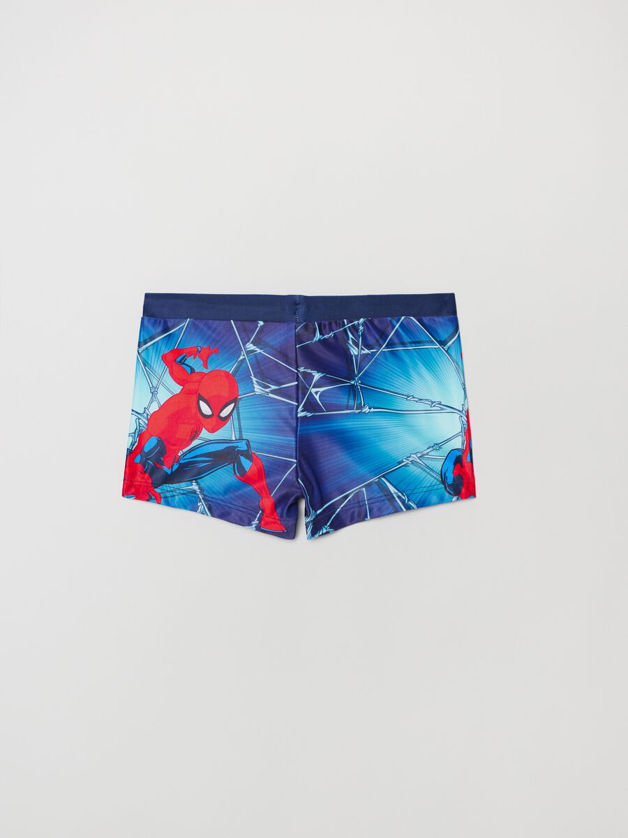 Swimming trunks with Spider-Man print_1