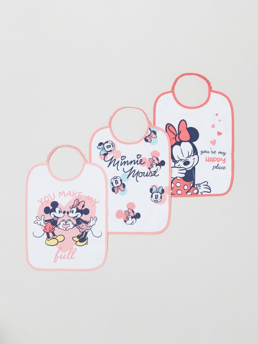 Babero con mangas Disney Baby Mickey & Minnie estampado multicolor