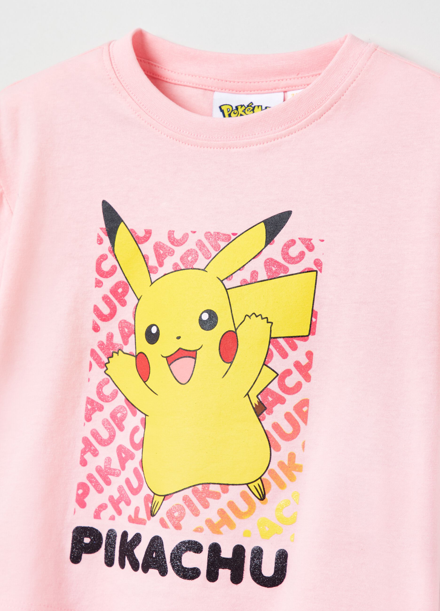 T-shirt with Pokémon Pikachu print