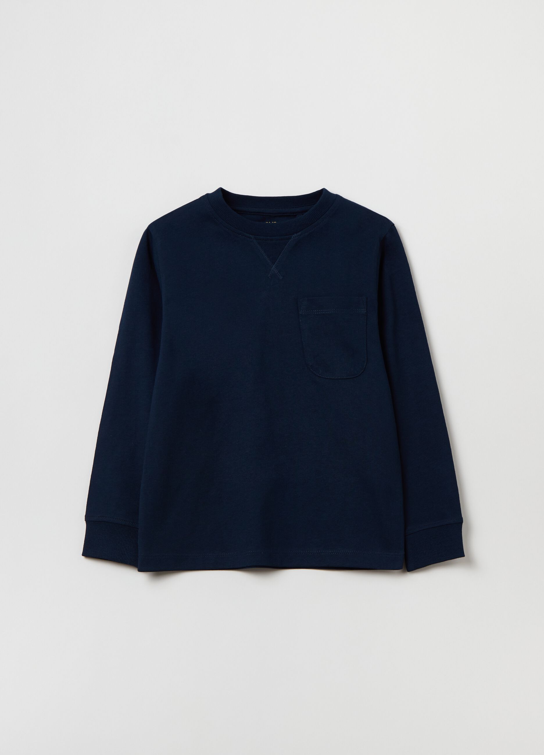 Long-sleeved T-shirt in cotton