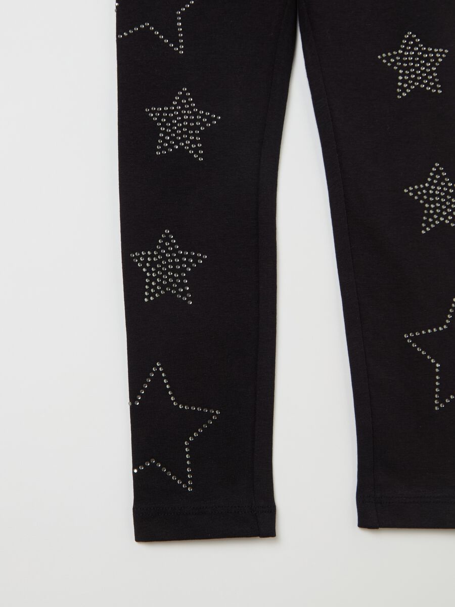 Leggings with stars and studs_3