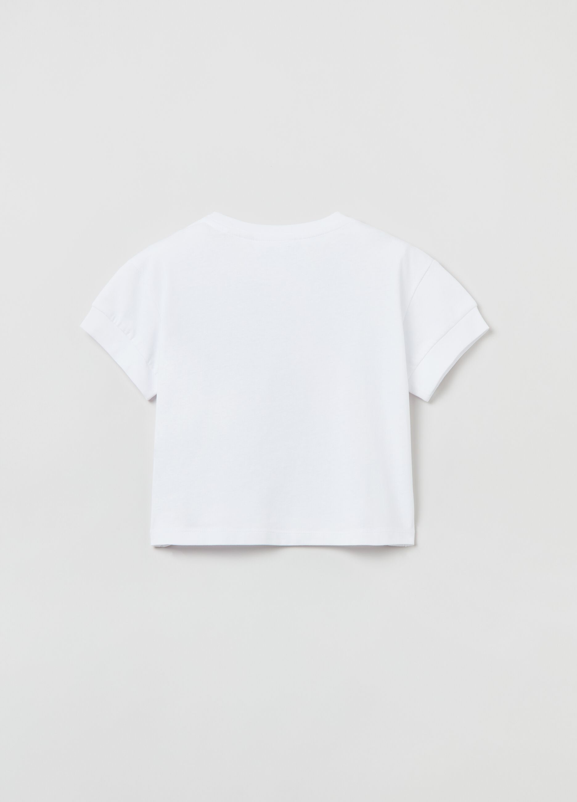 Cotton T-shirt with Pokémon print