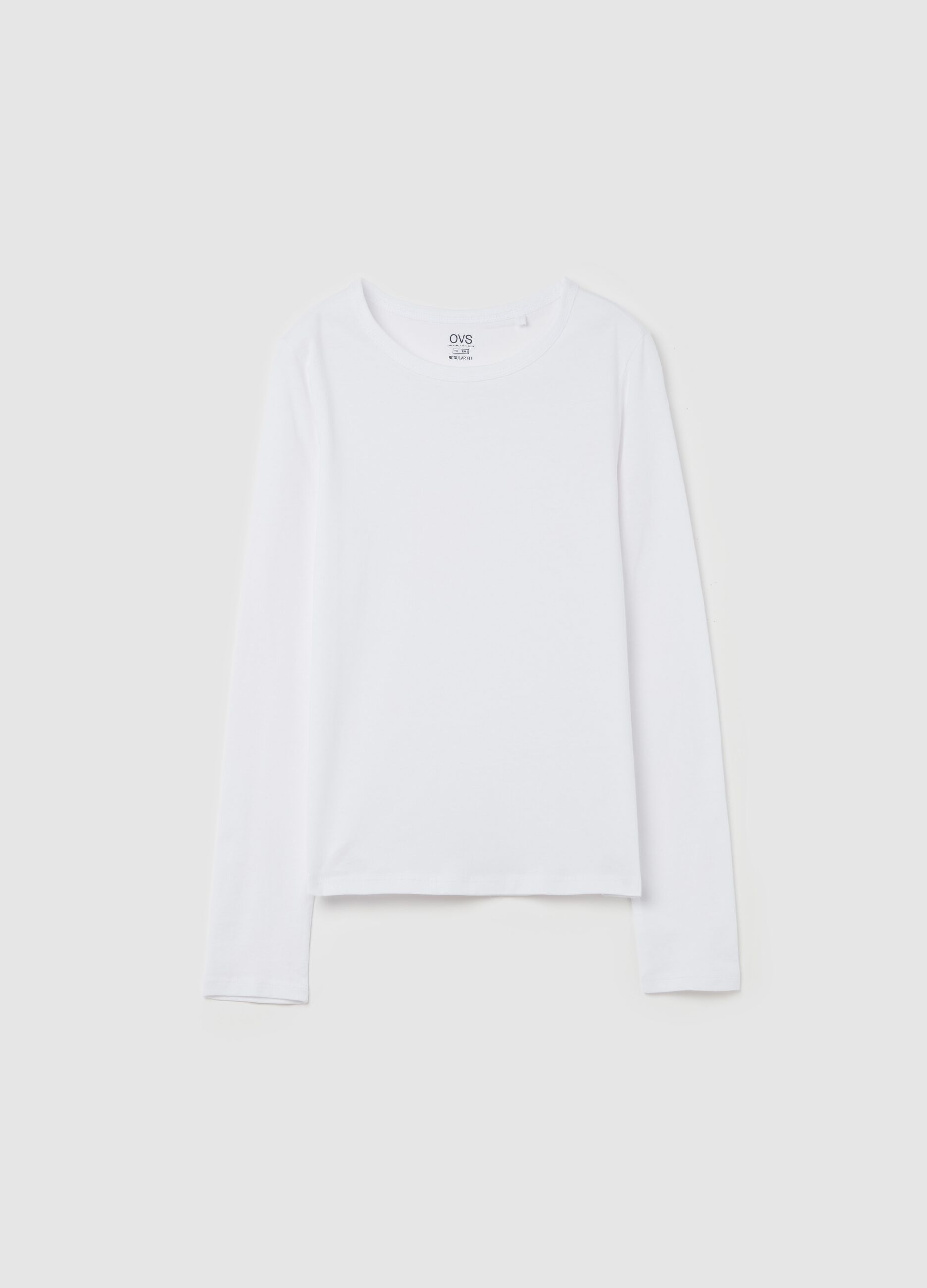 Long-sleeved T-shirt in cotton