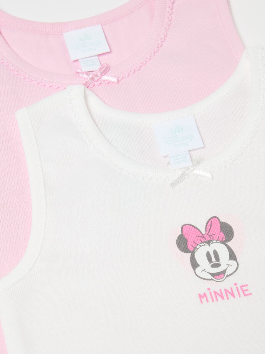 Two-pack vests with bow and Minnie Mouse print_2