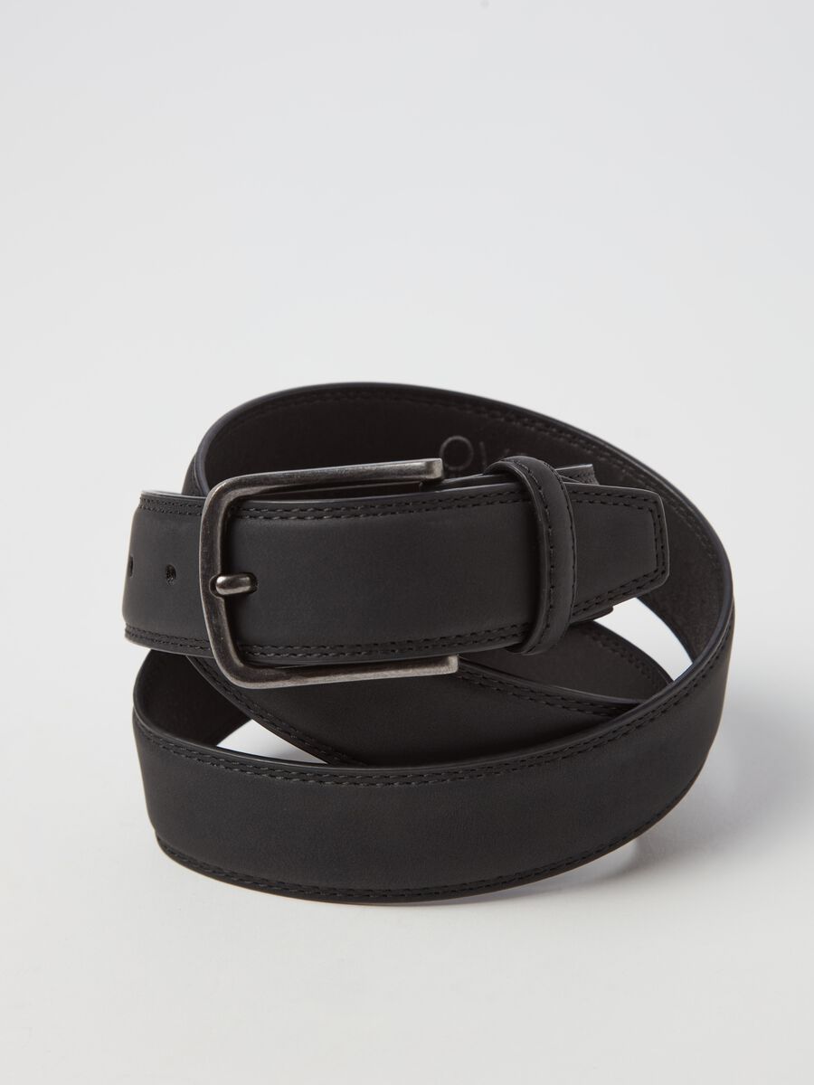 Belt with metal buckle_2