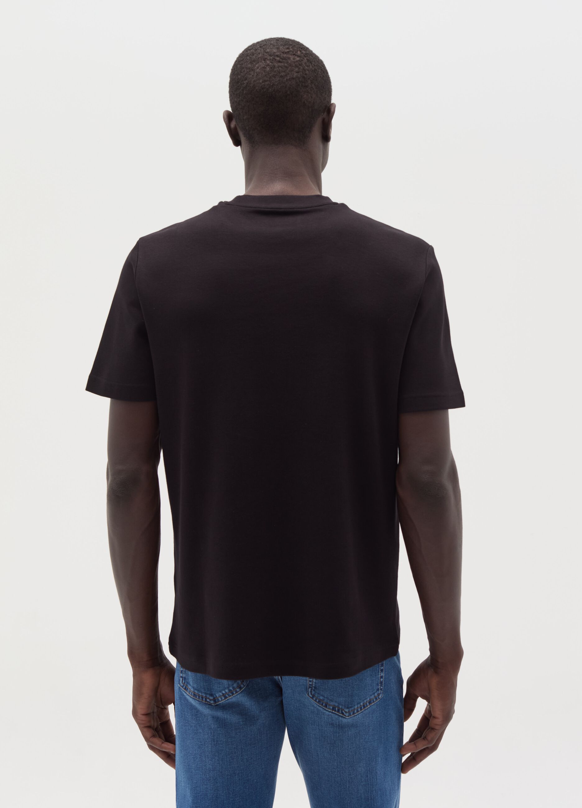 Interlock cotton T-shirt