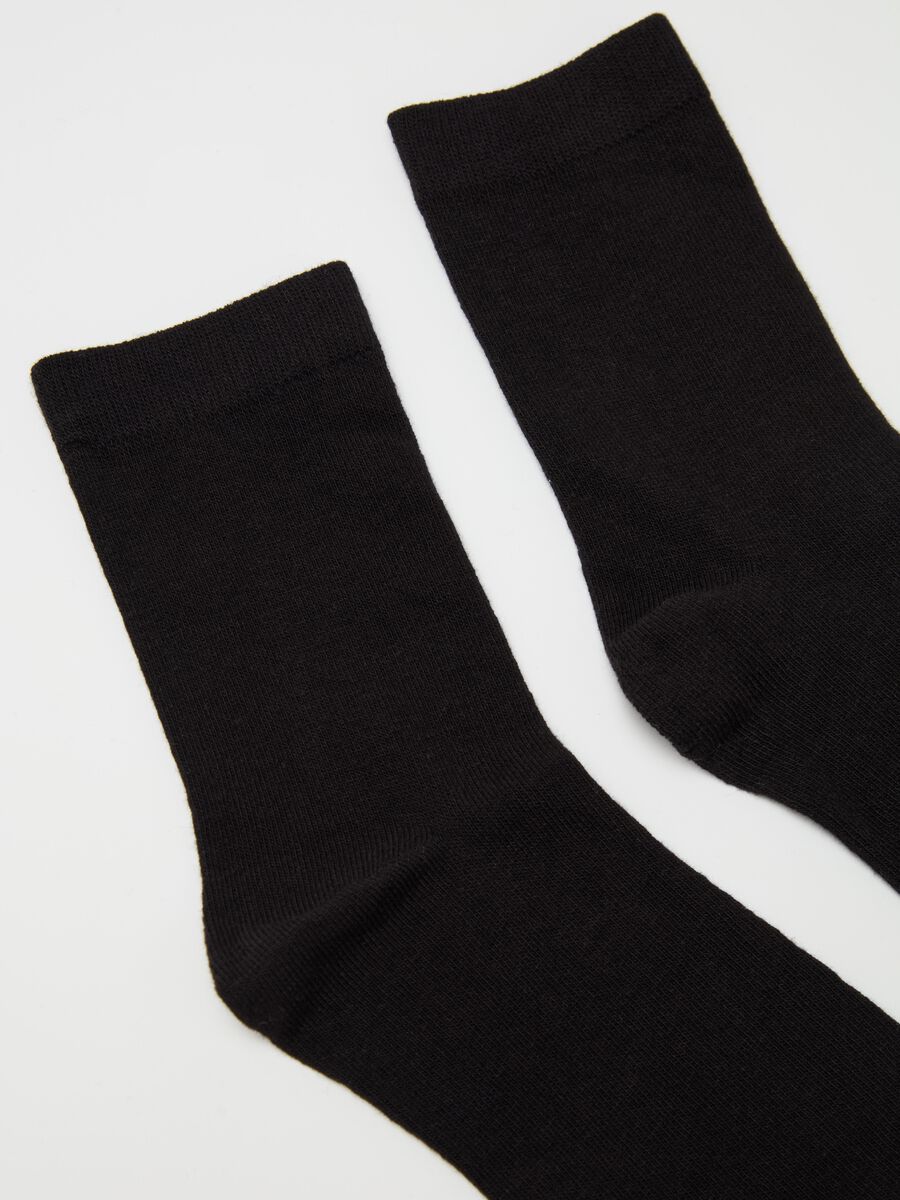 Five-pair pack midi socks in organic cotton_1