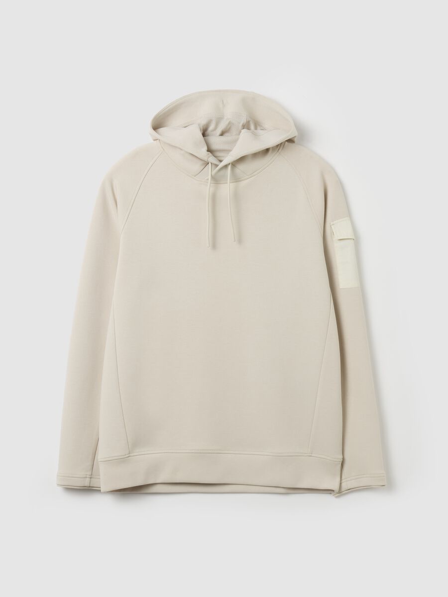 Tech sweatshirt with hood_4