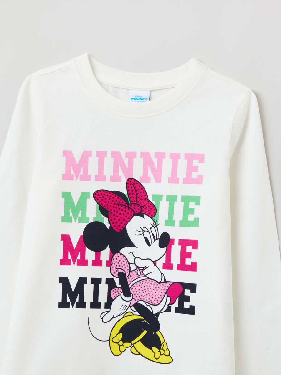 Long-sleeved T-shirt with Minnie Mouse print_2