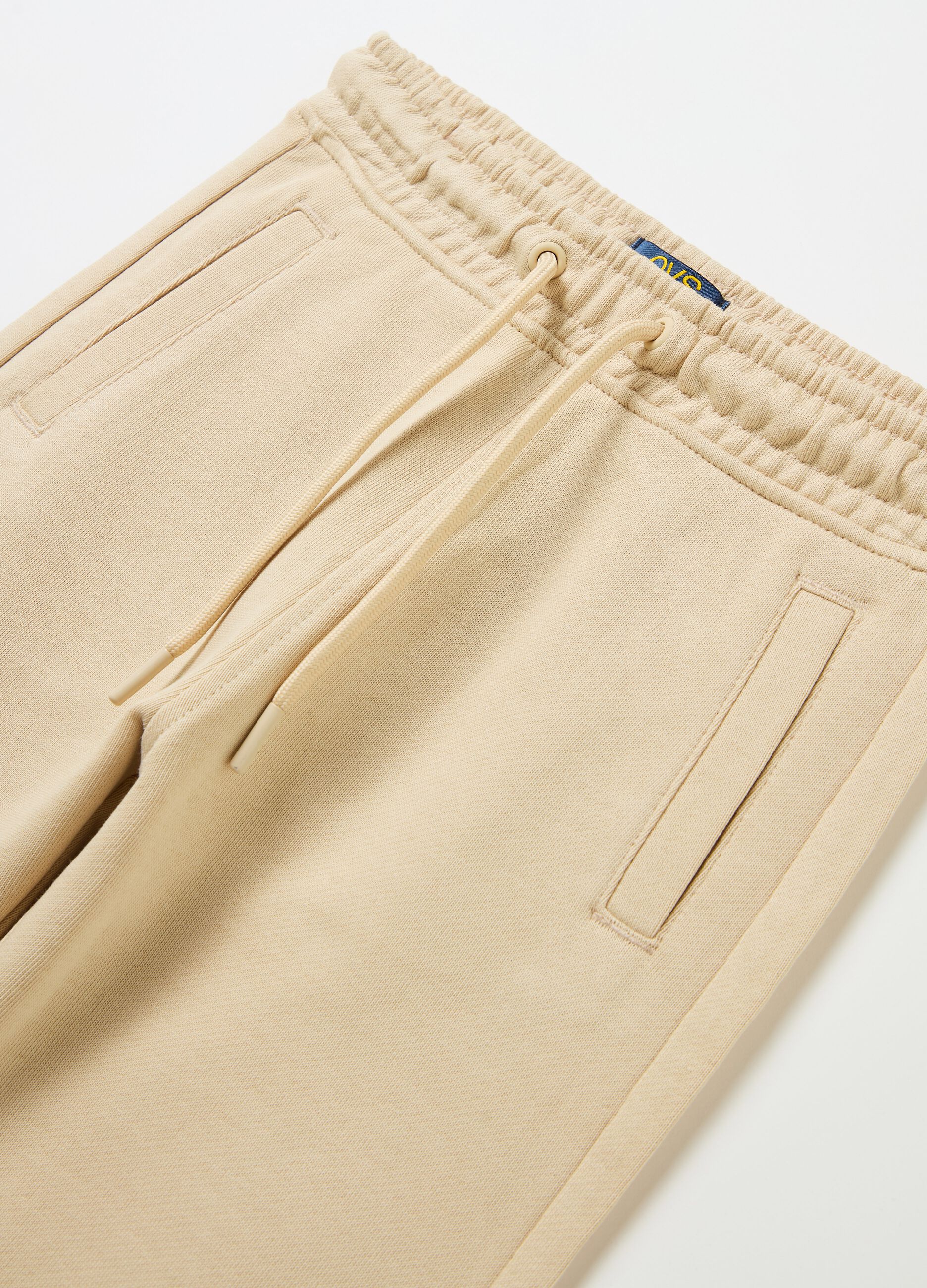 Essential joggers in cotton with drawstring