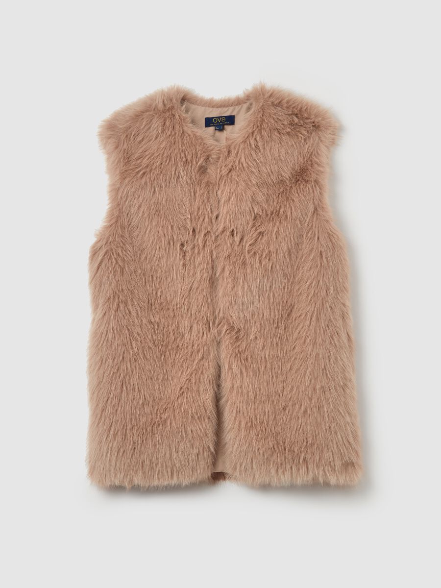 Faux fur gilet_4