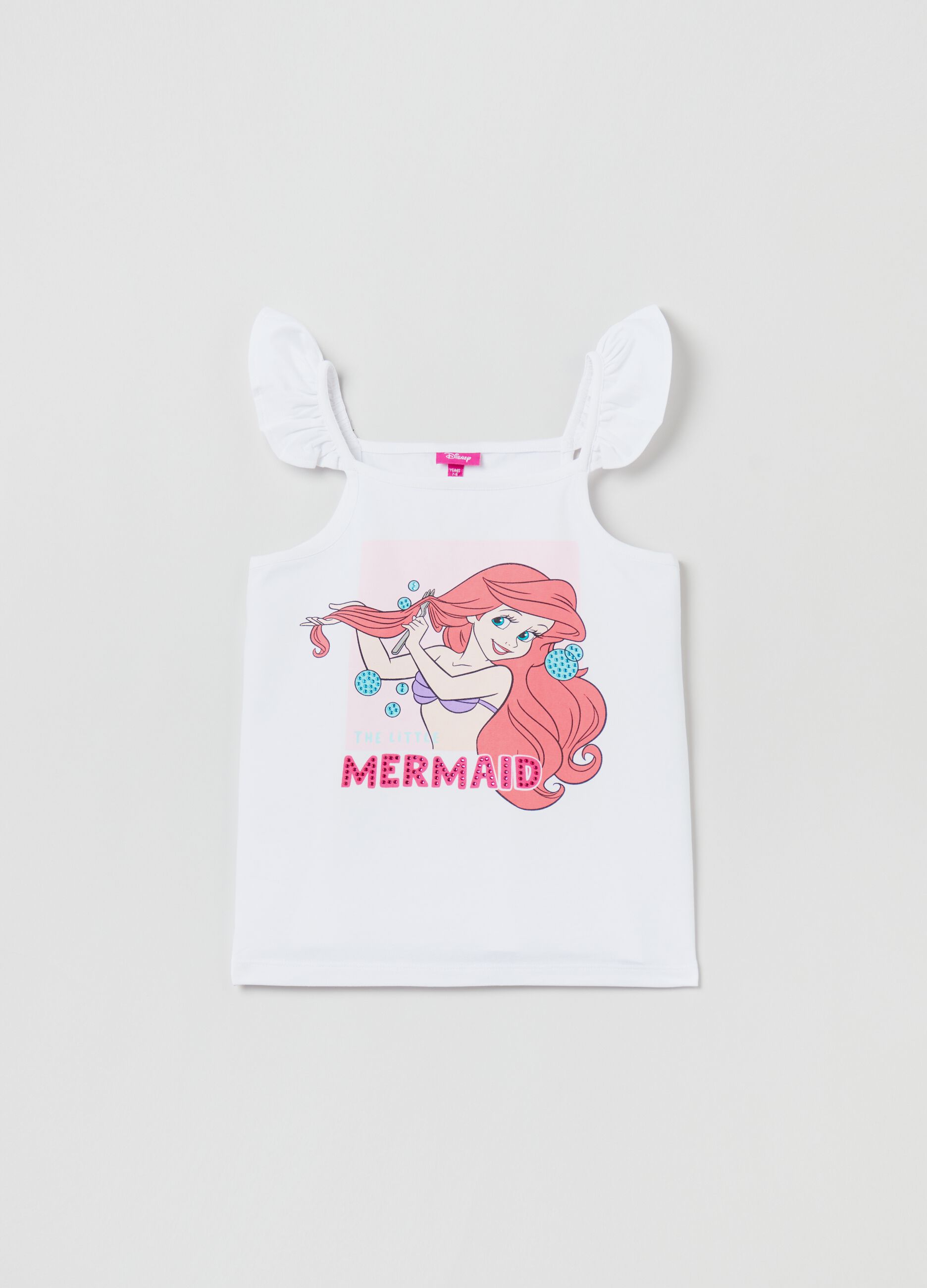 Tank top with Disney The Little Mermaid print