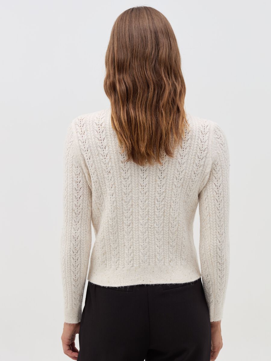 Lurex pullover with micro sequins_3