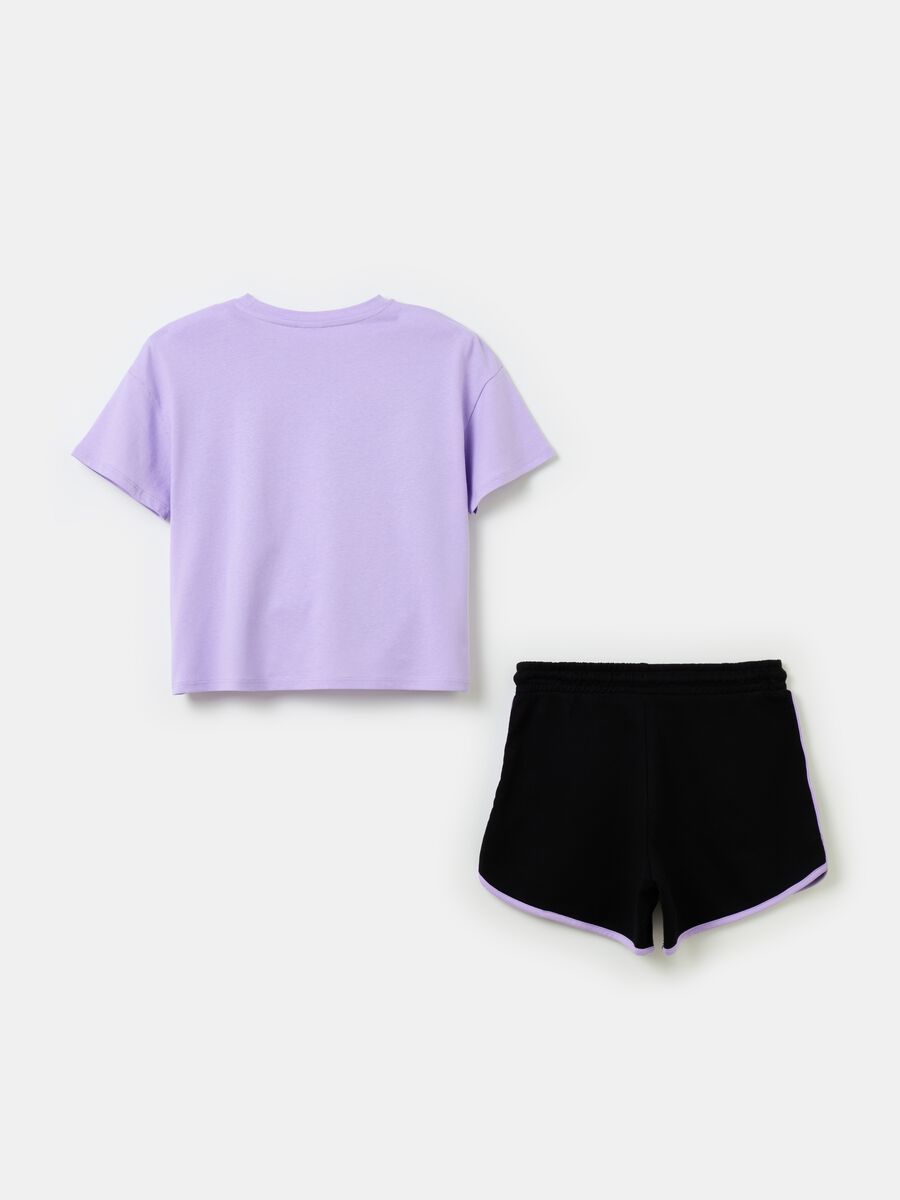 Pack jogging camiseta y shorts con logo_1