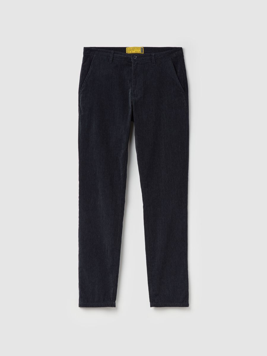 Herringbone chino trousers_4