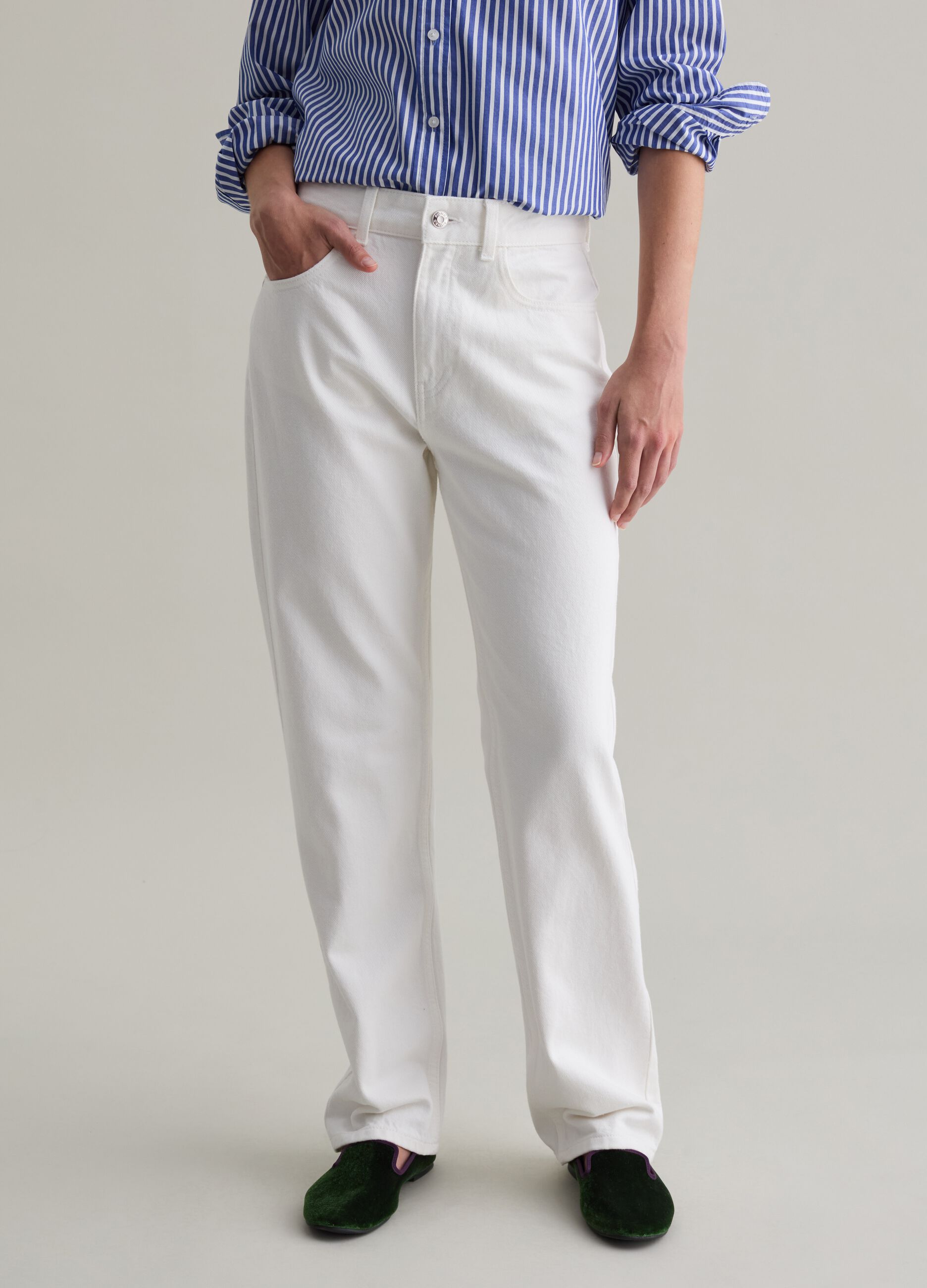 Regular-fit jeans in cotton twill