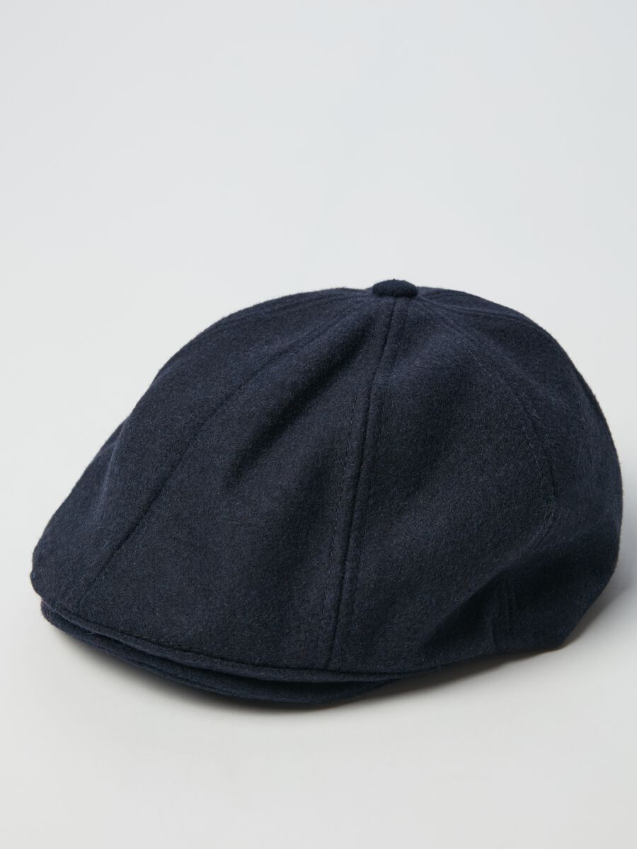 Wool blend flat cap_2