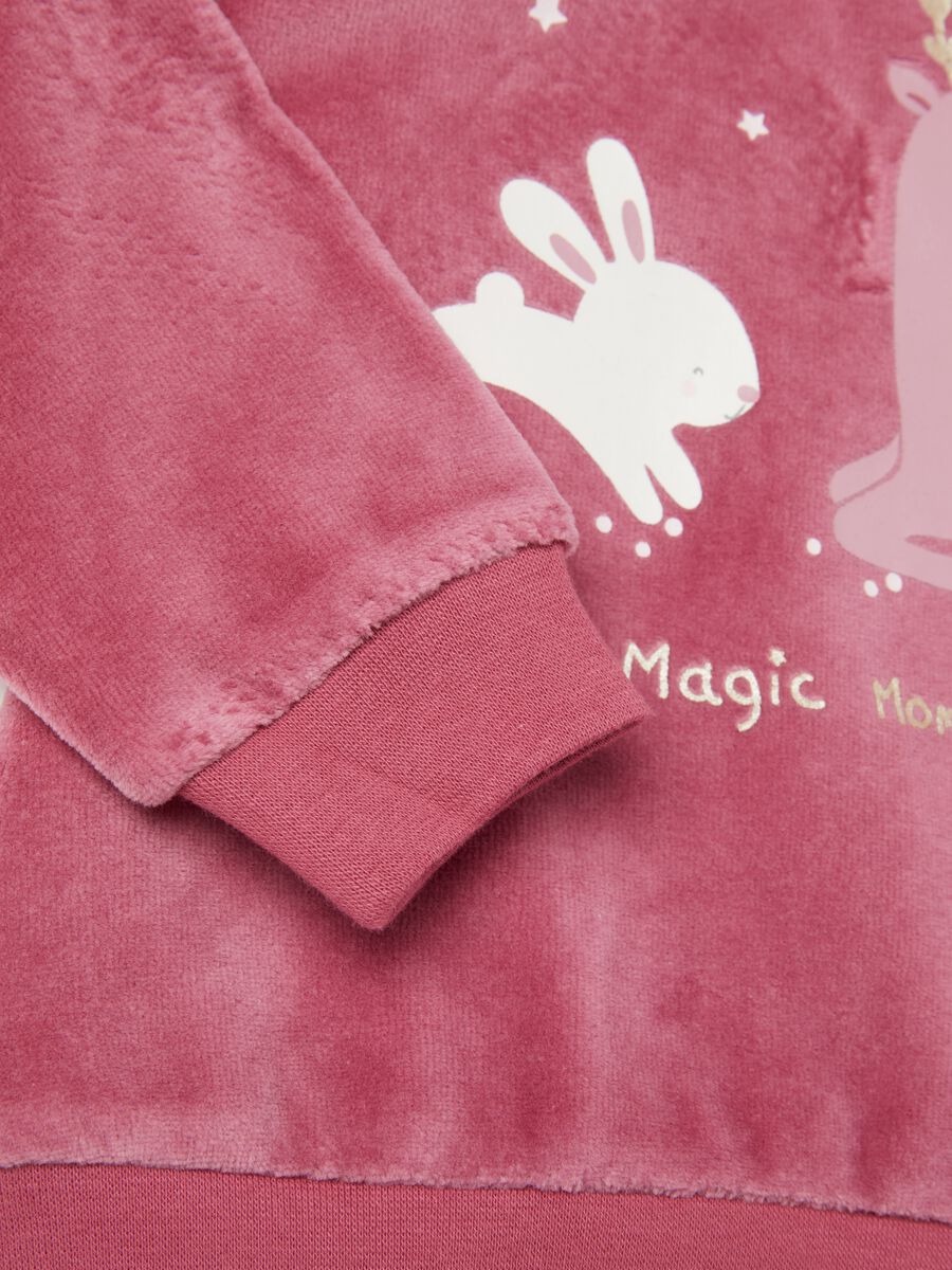 Velour pyjamas with "Magic Moment" print_2