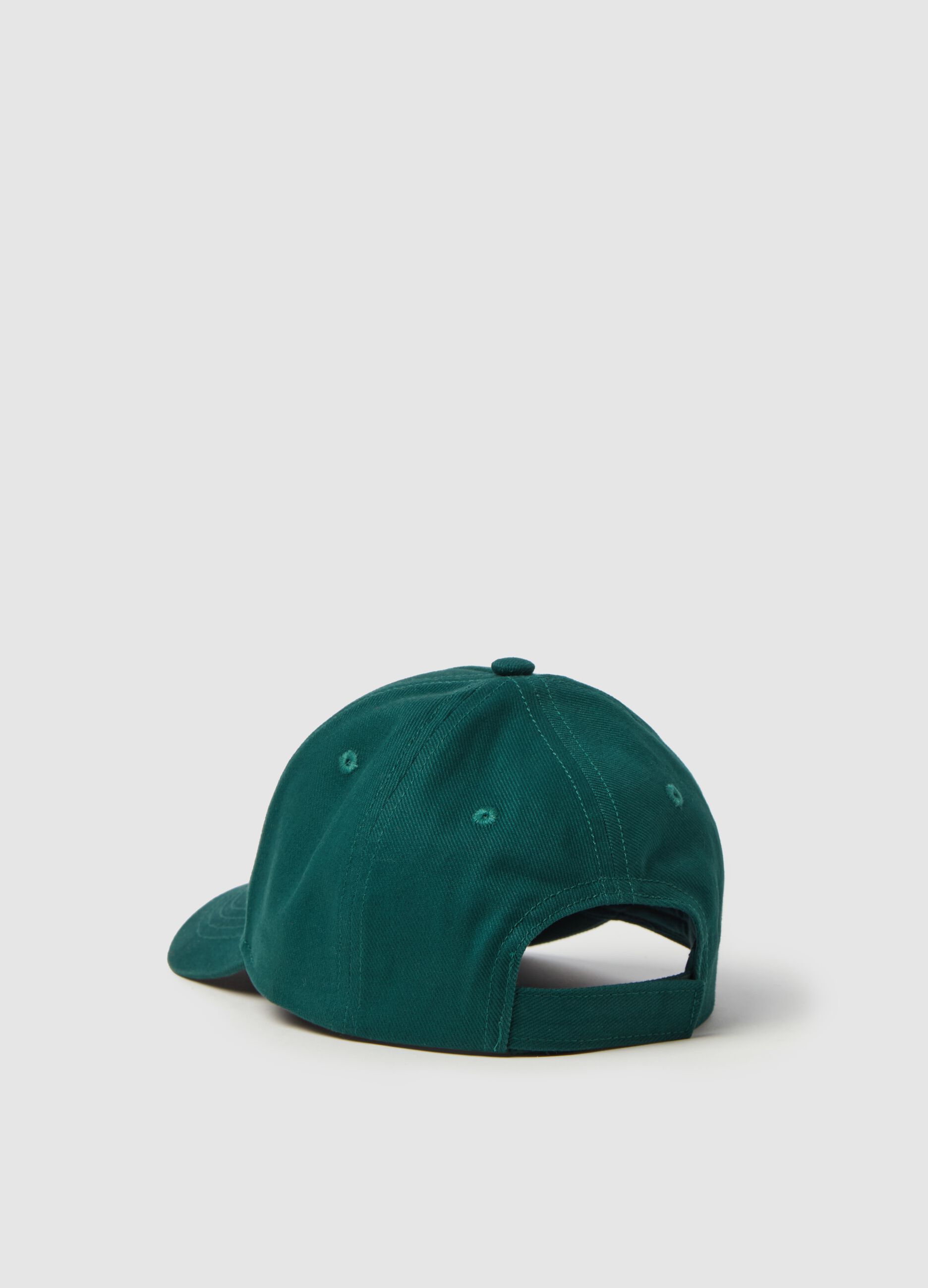 Baseball cap with logo patch