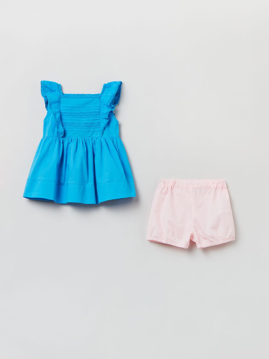 Set blusa e shorts in cotone_0