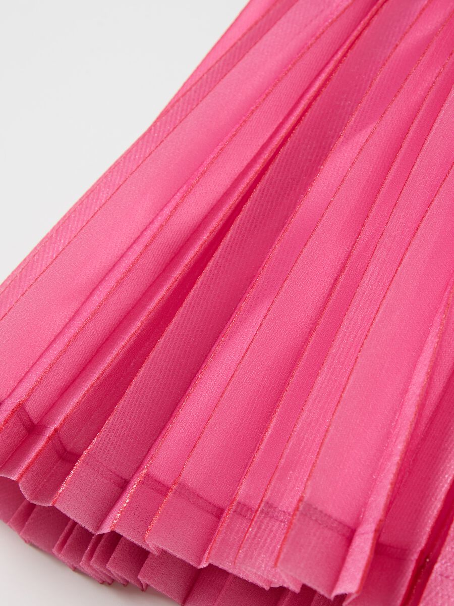 Pleated skirt with glitter_3