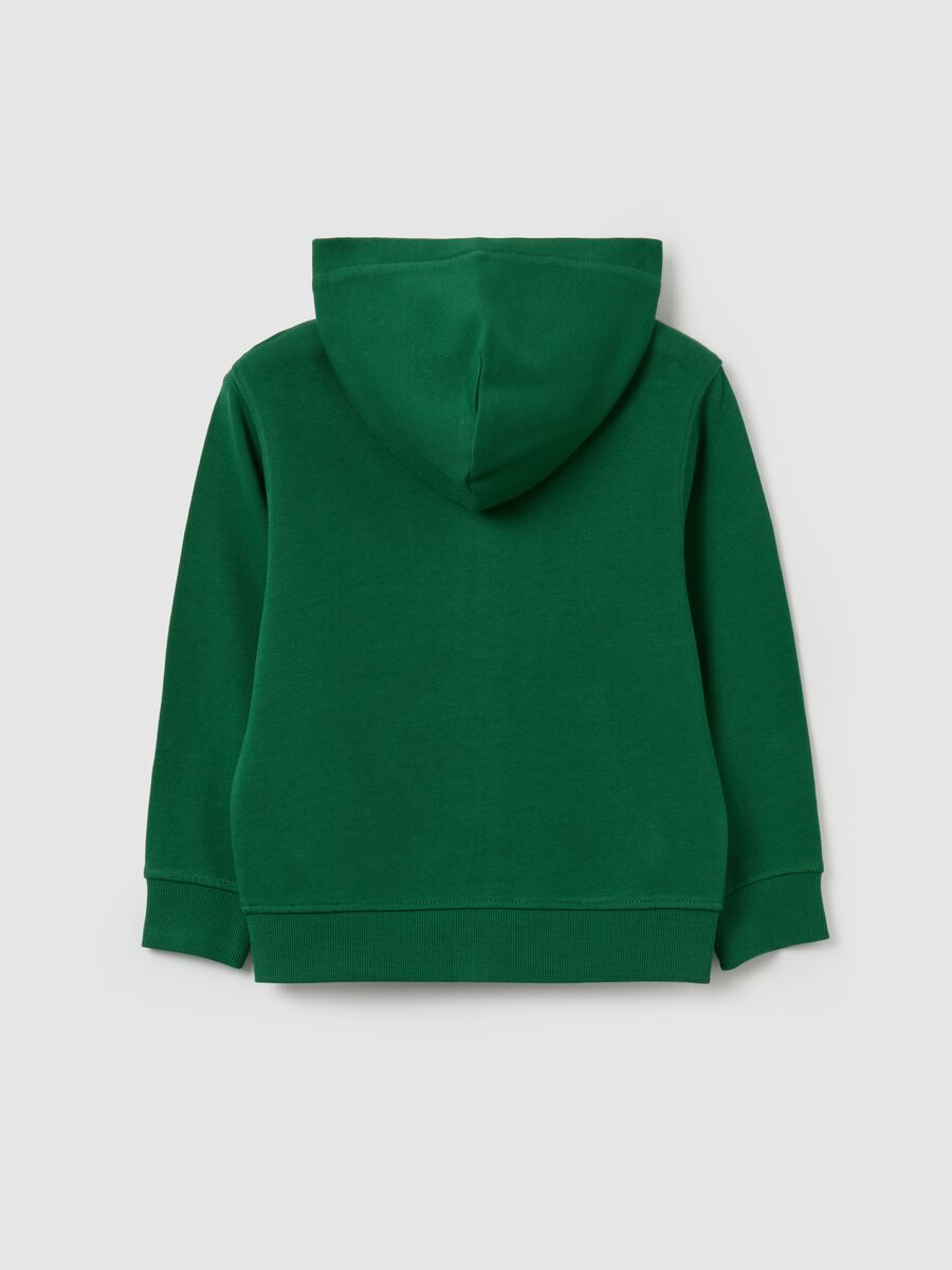 Essential organic cotton full-zip sweatshirt with hood_1