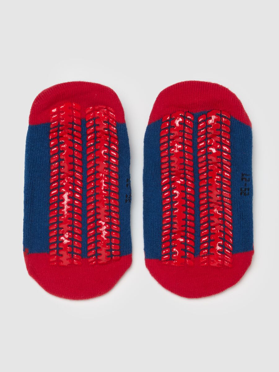 Slipper socks with fire engine design_1