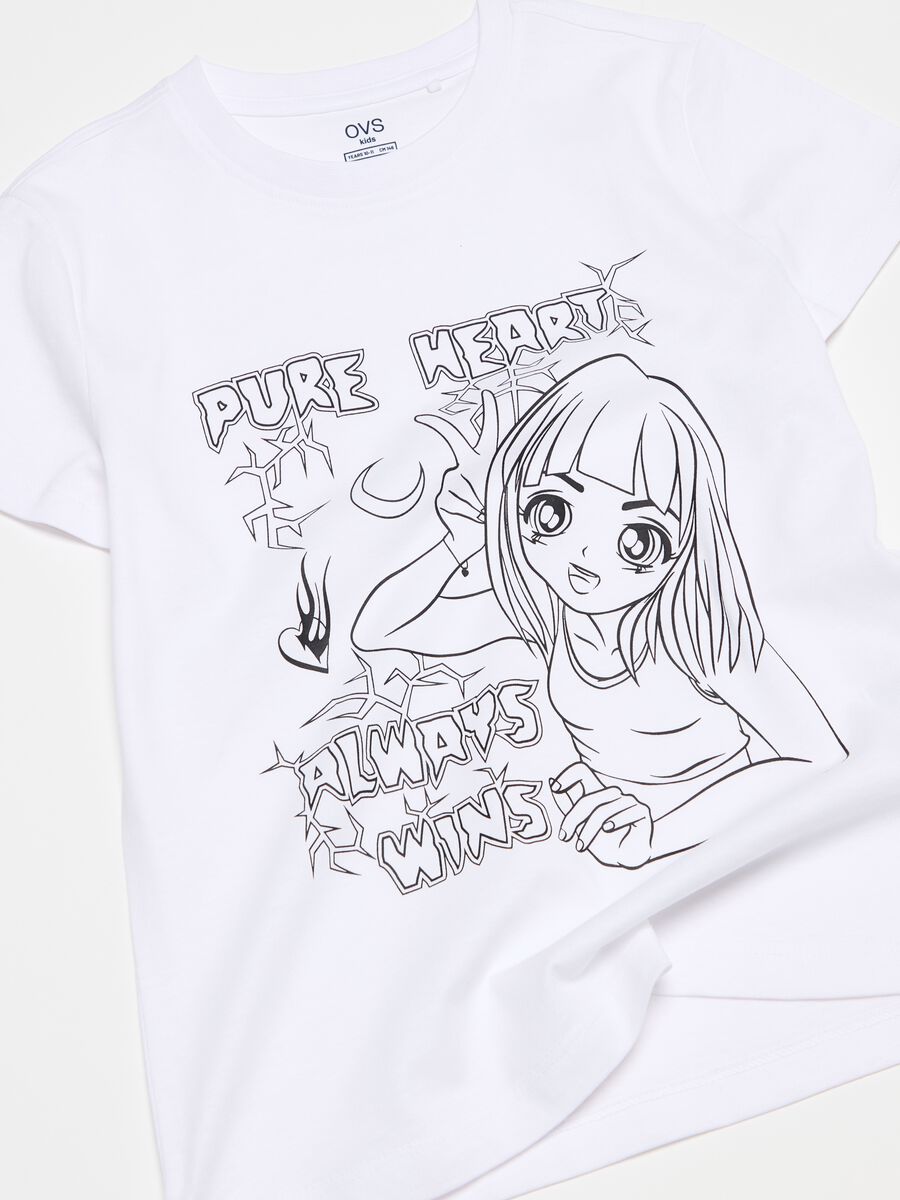 T-shirt with Aromic Girl print_2