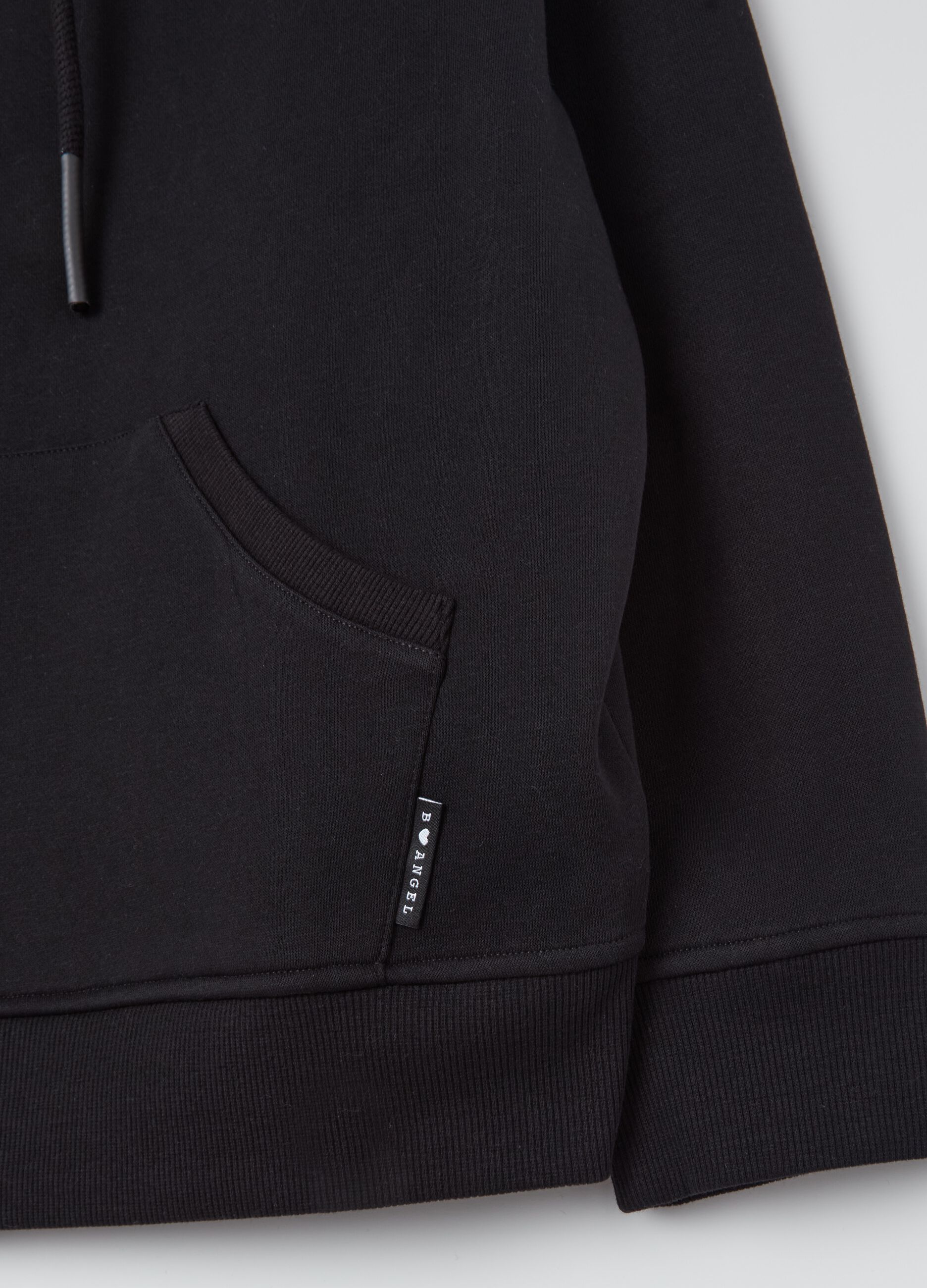 Felpa over full-zip con cappuccio