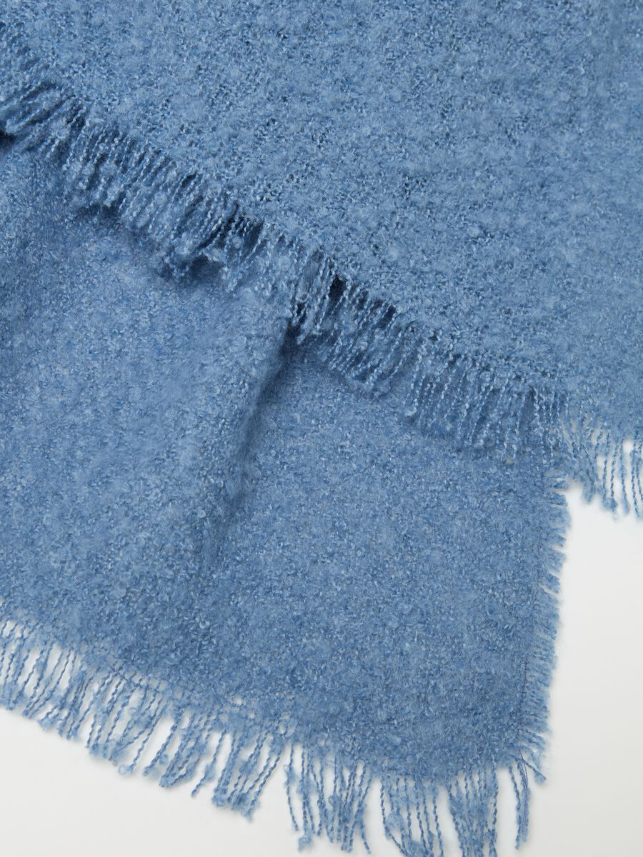 Fringed bouclé scarf_2