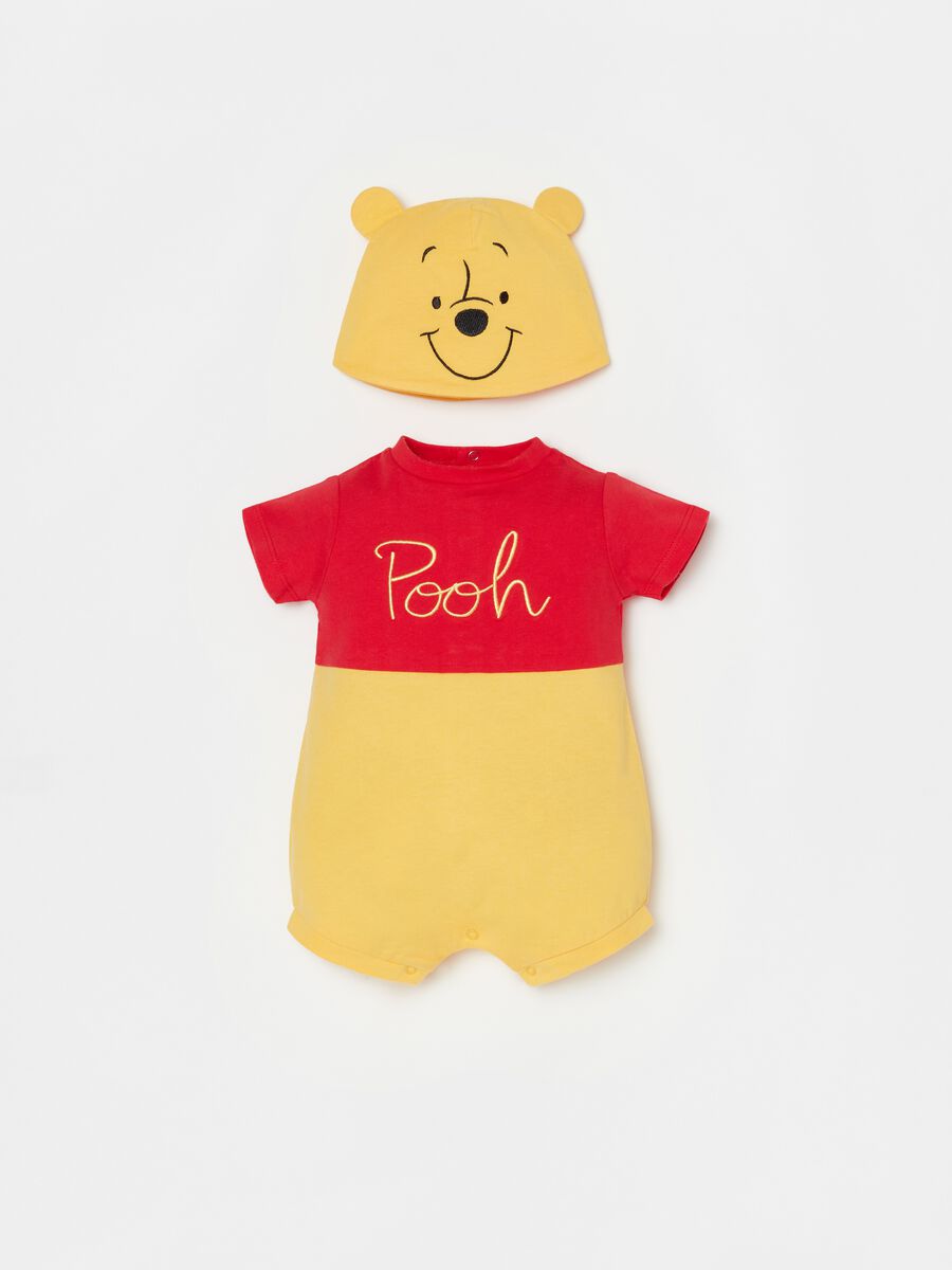 Winnie the Pooh romper suit and hat set_0