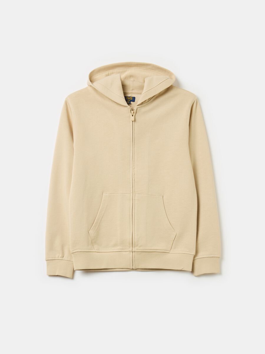 Essential full-zip sweatshirt with hood_0